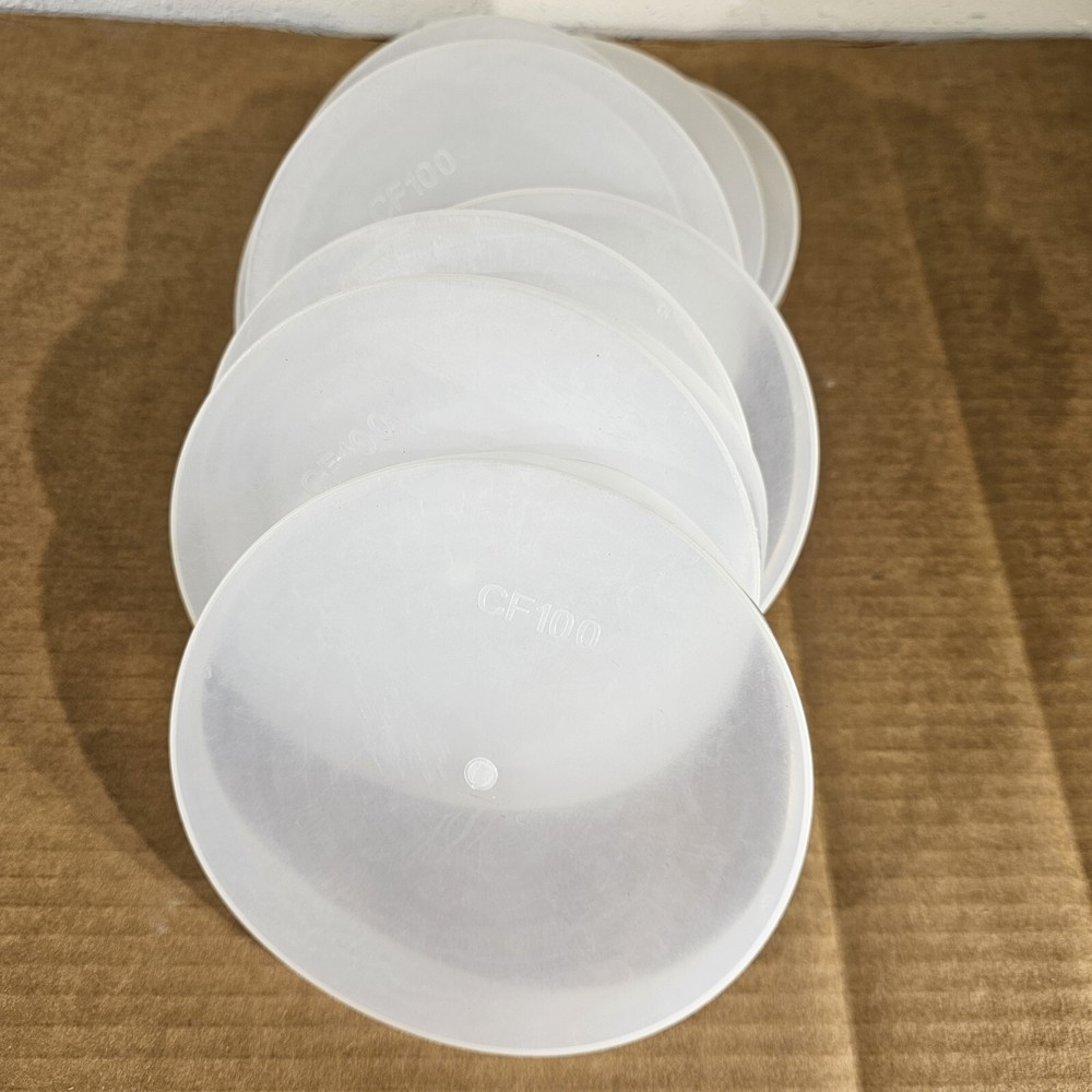 DN100CF 6" CF Conflat Flange Protector Cap Knife Edge Cover Plastic PE 10-Pack