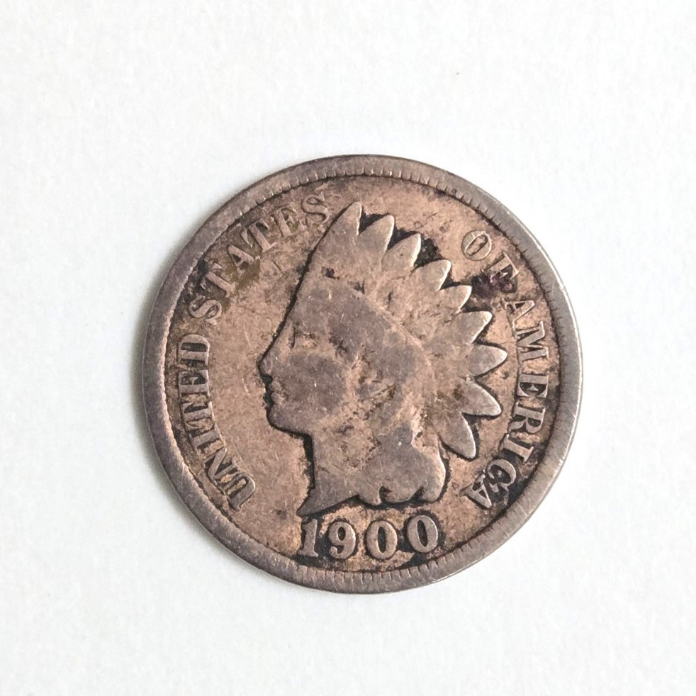 1900 Indian One Cent United States