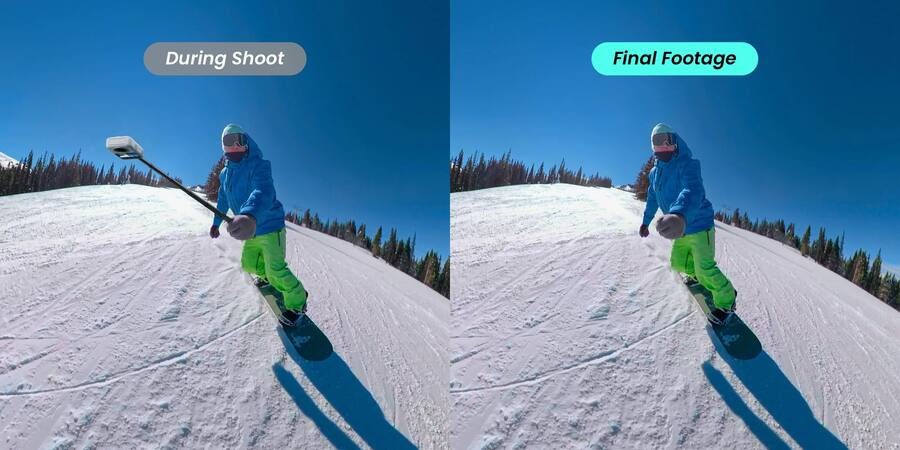 Xtra Sphra360 Action Camera,8K Panoramic Video,1'' Sensor Equivalent,Waterproof