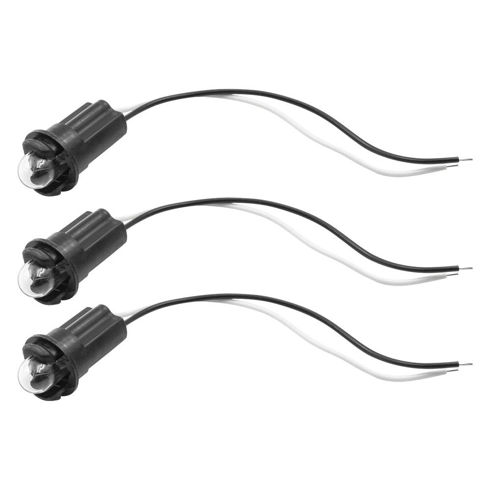 Equus 3 Pieces Push-In Socket Gauge & Speedo Replacement Bulbs