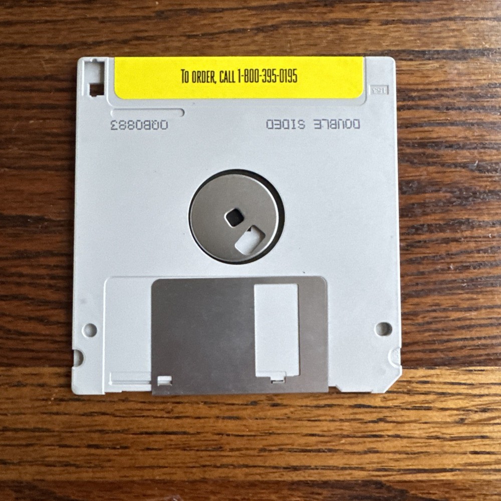vtg '80s Macworld CLICKART floppy disk Mac OS computer software apple Macintosh