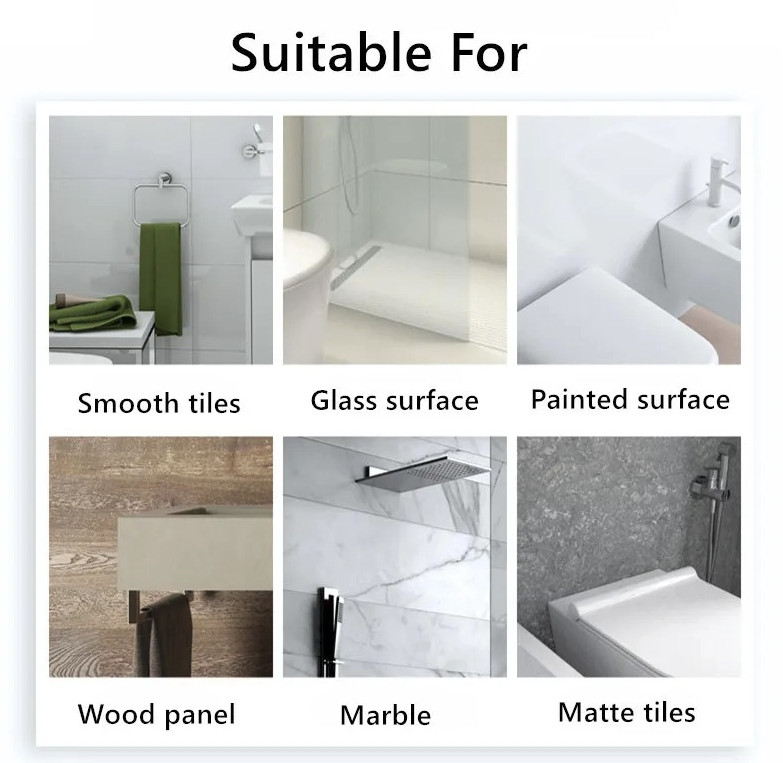 100pcs Self-Adhesive Silicone Door Stopper Pads: Cabinet Drawer Bumpers - NEW