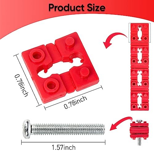 80Pcs Outlet Spacers Kit with 10Pcs Long Electrical Screws, Switch &