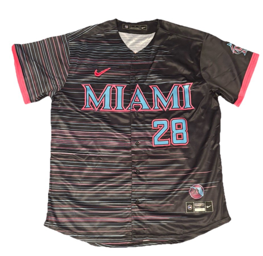 Kyle Stowers Miami Marlins Custom Baseball Signed Autographed Jersey