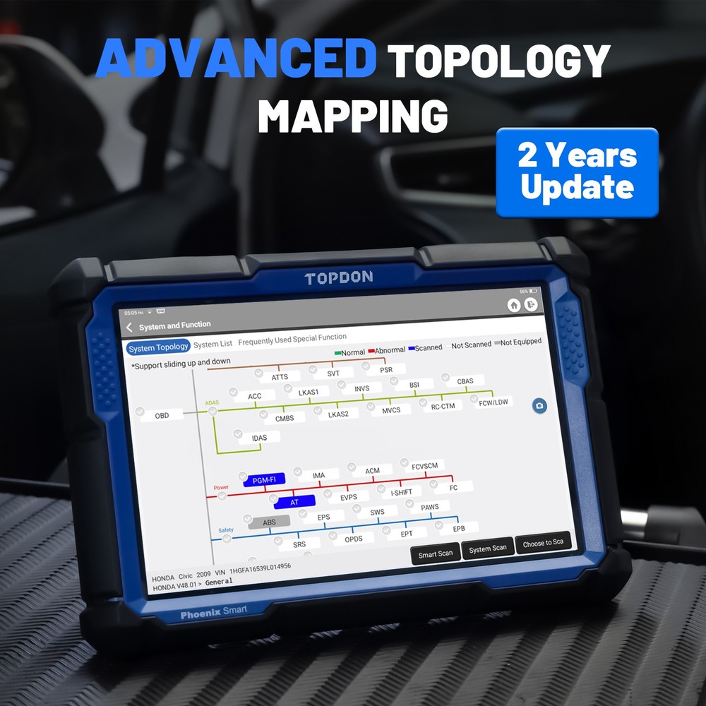 2025 New TOPDON Phoenix Smart ULTRA Diagnostic Scanner Tool ECU Programming ADAS