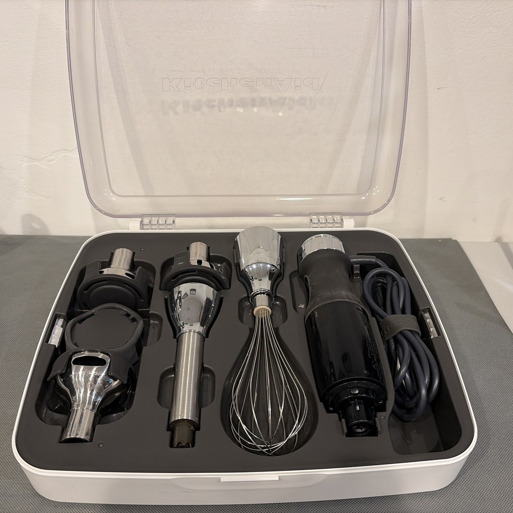 KitchenAid KHB2561 5-Speed Immersion Hand Blender Attachments & Case Tested Work
