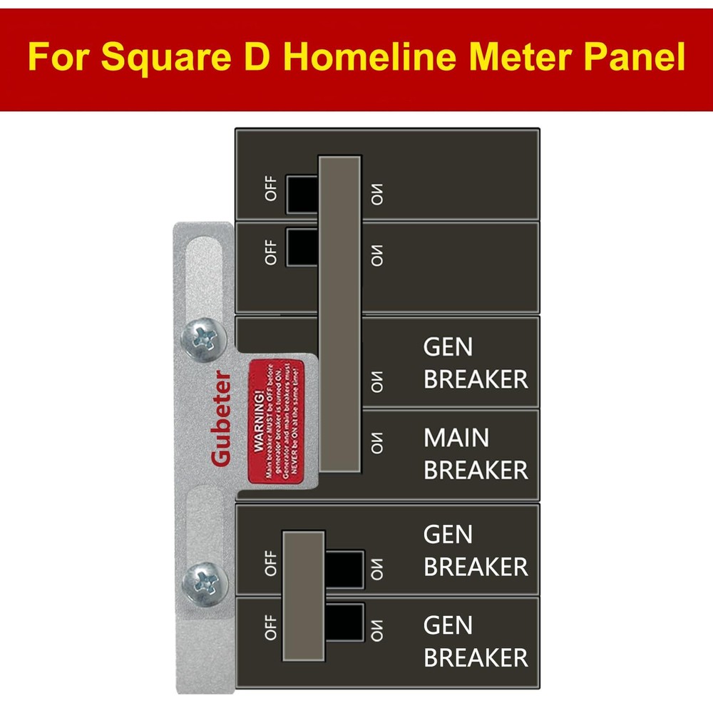 Generator Interlock Kit Compatible With Square D Generator Interlock Kit For Hom