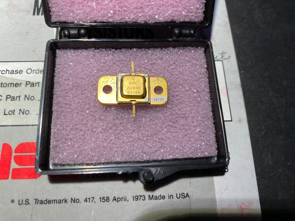 RF MSC Microwave Semiconductor Corp. Power Transistor MSC A033S 8812A