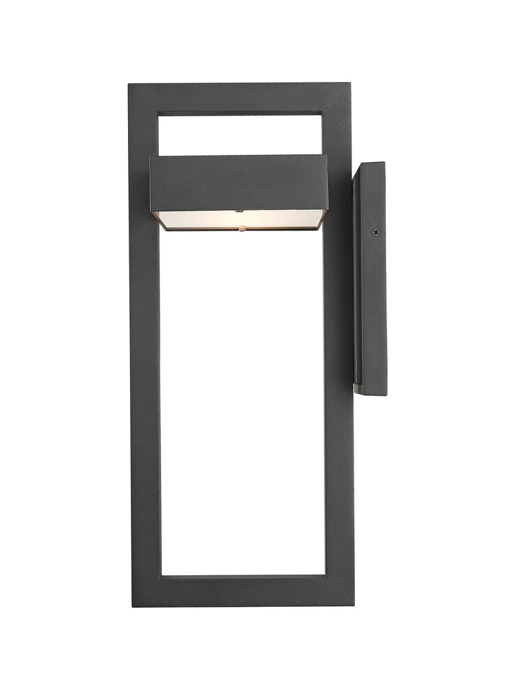 Z-Lite Luttrel LED Outdoor Wall Light, Black