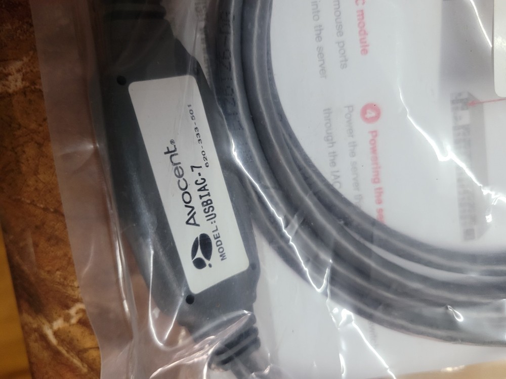 New AVOCENT USBIAC-7 Autoview KVM Switch Cable Module