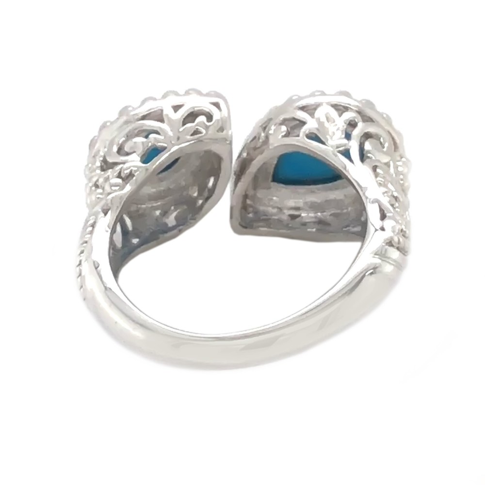 Sleeping Beauty Turquoise Oval Ring Gold Tone Men Bold Statement Ring