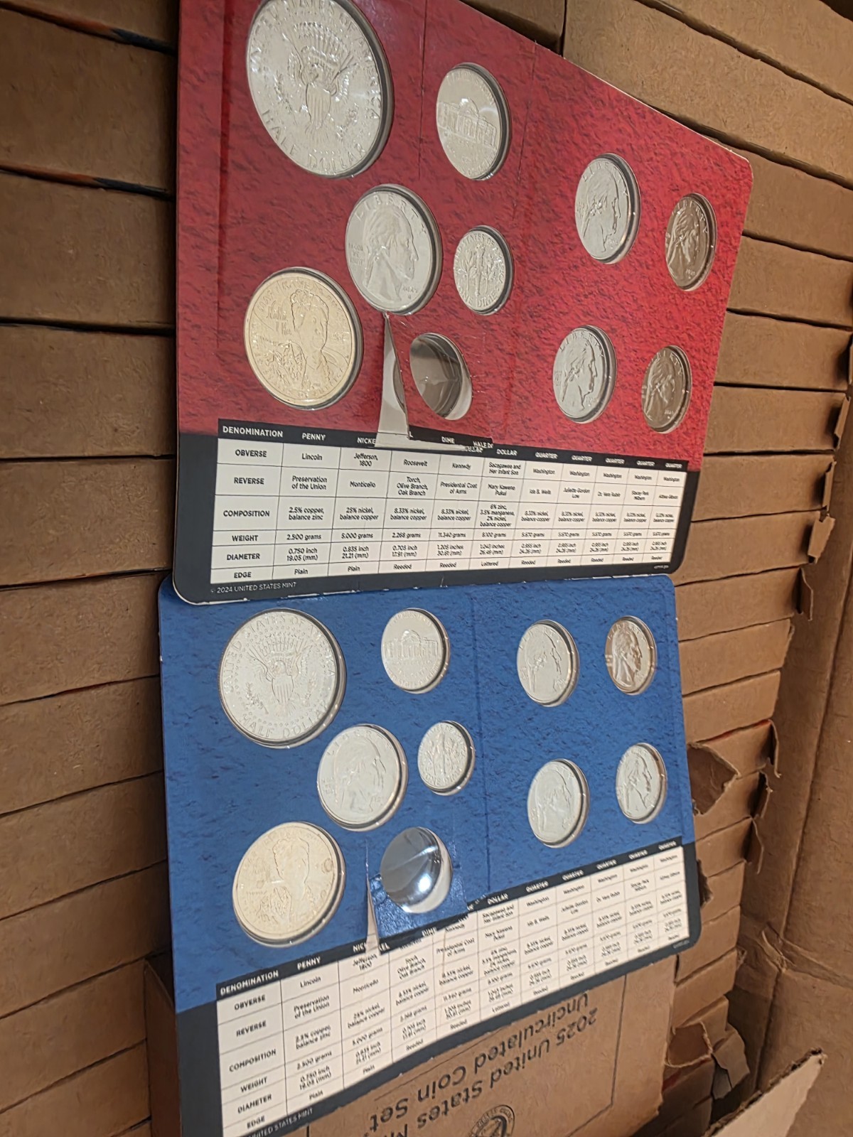 2025 P D US Mint Uncirculated Coin Set (No Penny) SOLD OUT AT THE MINT! & BOX