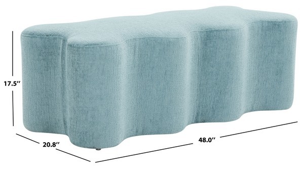 Safavieh JACQUALESSA CHENILLE BENCH, Reduced Price 2172777215 SFV4849E