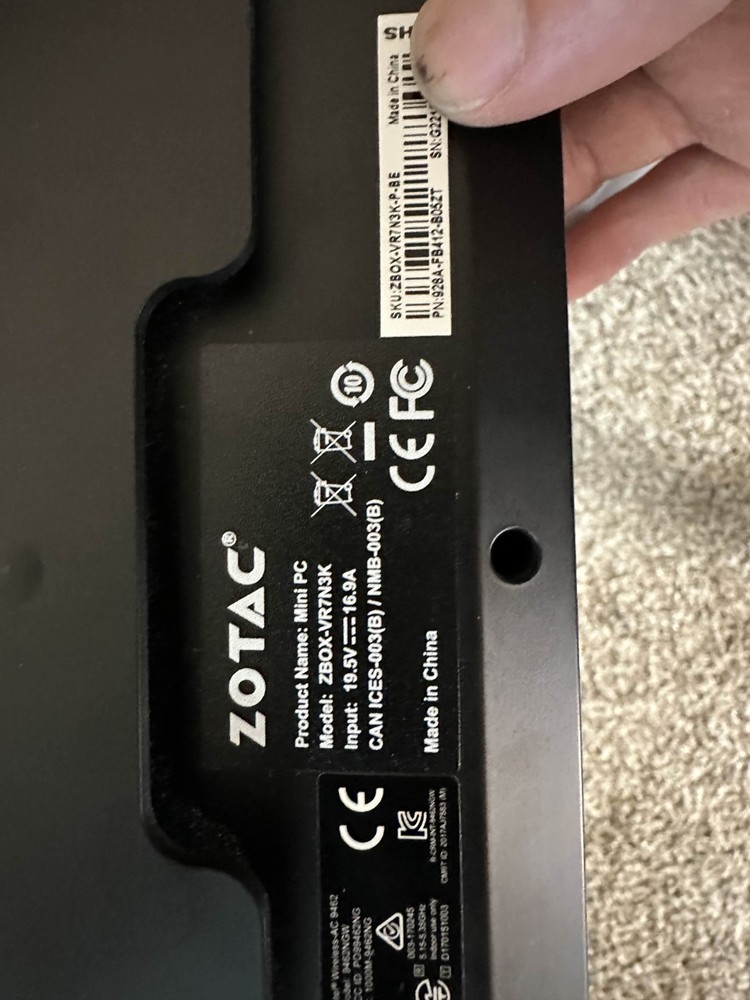 Zotac VR Go backpack pc. VR capable wearable PC