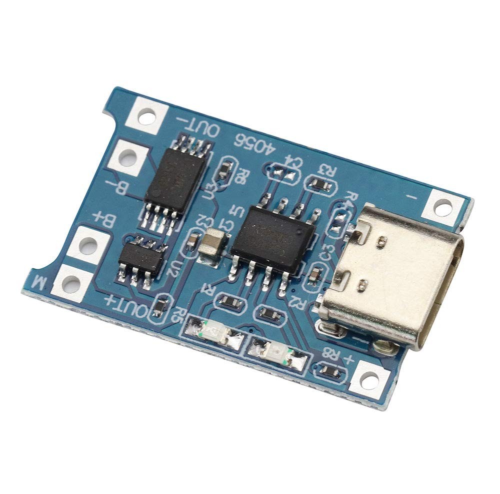 VKLSVAN 5PCS 5V 1A TP4056 Charging Module Type-C USB Interface 18650 Lithium...