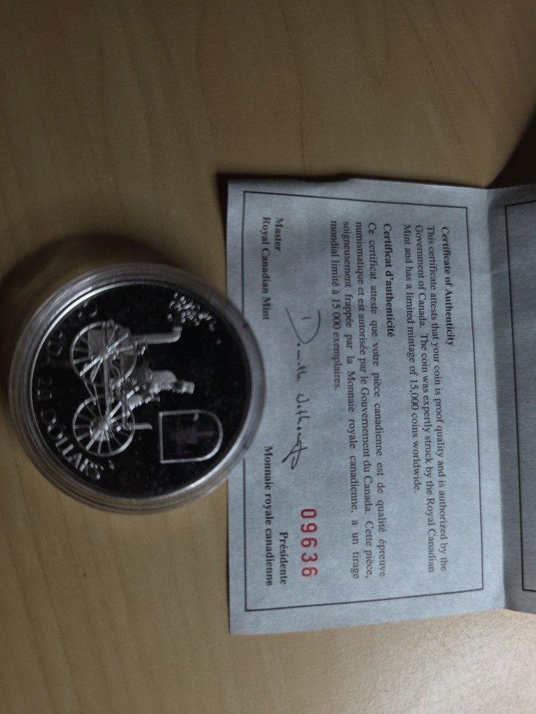20 Canadian Dollars certified Authenticate
