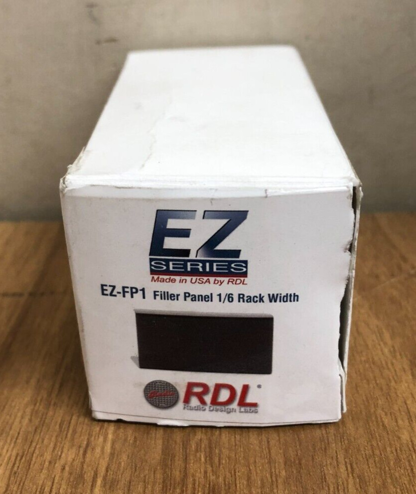 RDL EZ-FP1 - 1/6 Rack Width Filler Panel