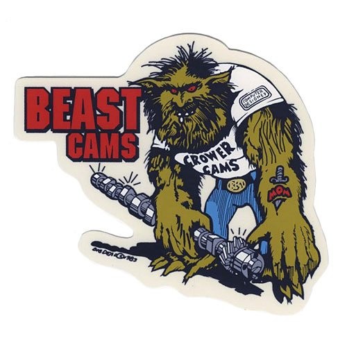 Crower 86362B Beast Cams Decal