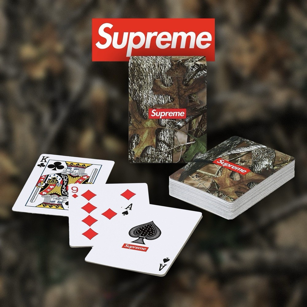 Supreme Camo Playing Cards SS25