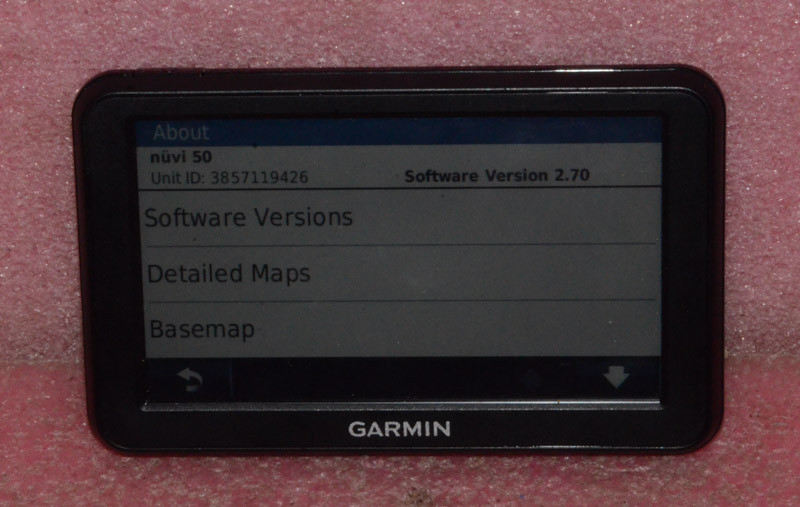 Garmin GPS Receicer Model Nuvi 50.