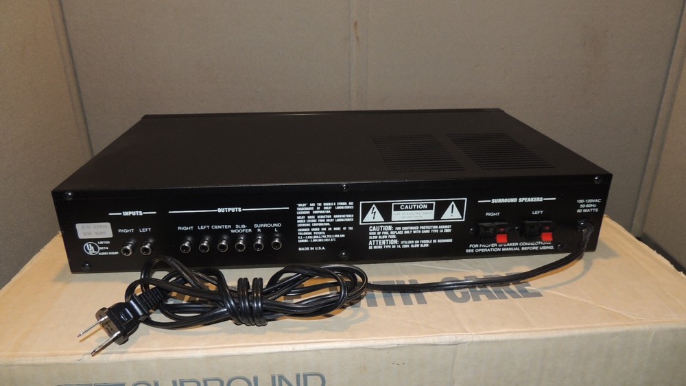 SSI Surround Sound System 3000 Stereo Surround Sound Decoder