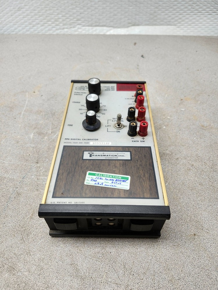 USED Transmation PPS DIGITAL CALIBRATOR model 1040