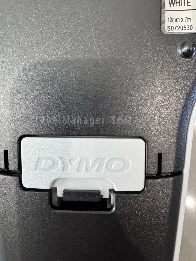 Dymo D1 Label Manager 160 Label Printer & Label Roll Excellent Condition