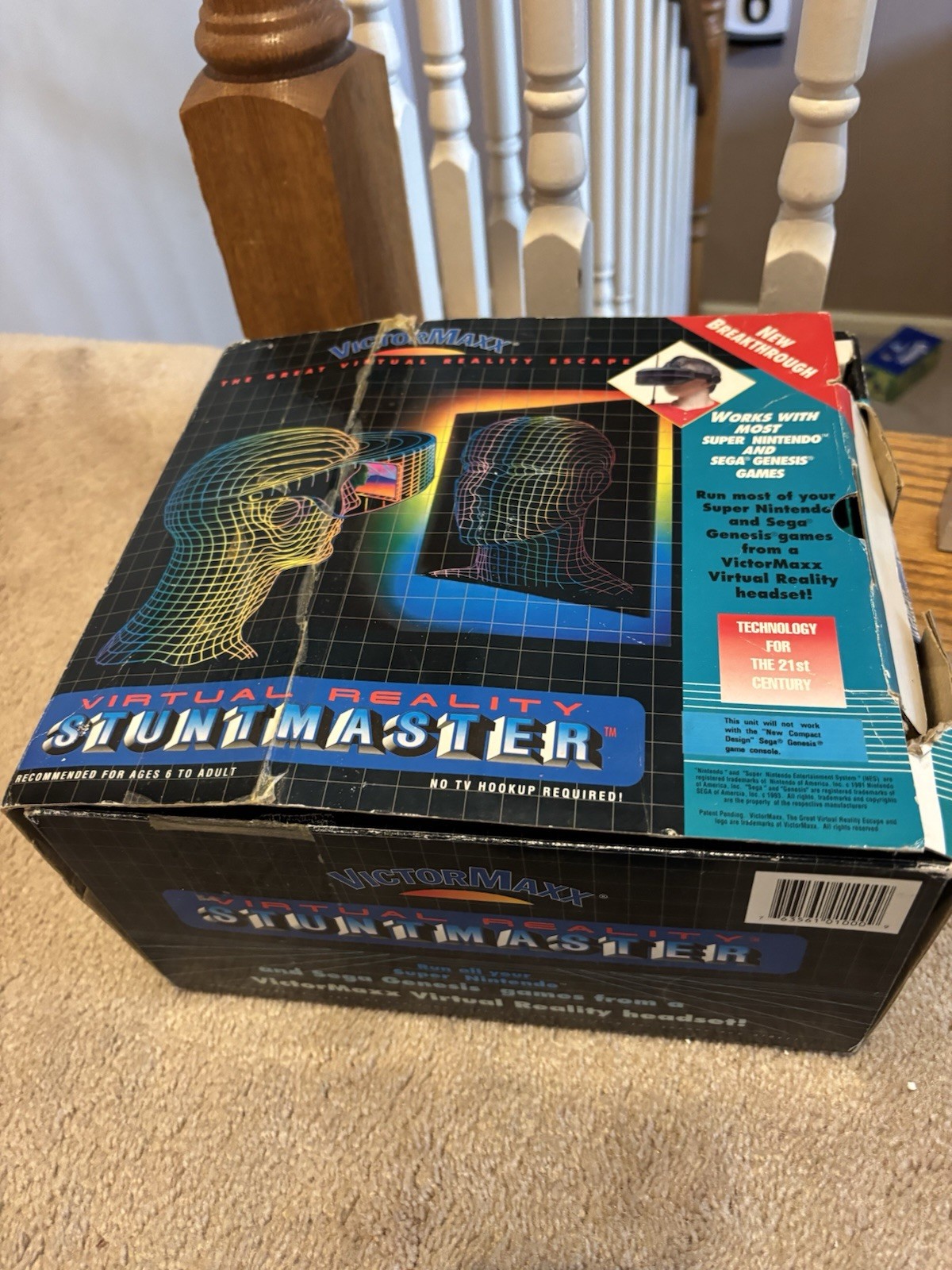 ***UNTESTED***VictorMaxx StuntMaster Virtual Reality Headset With Og Box