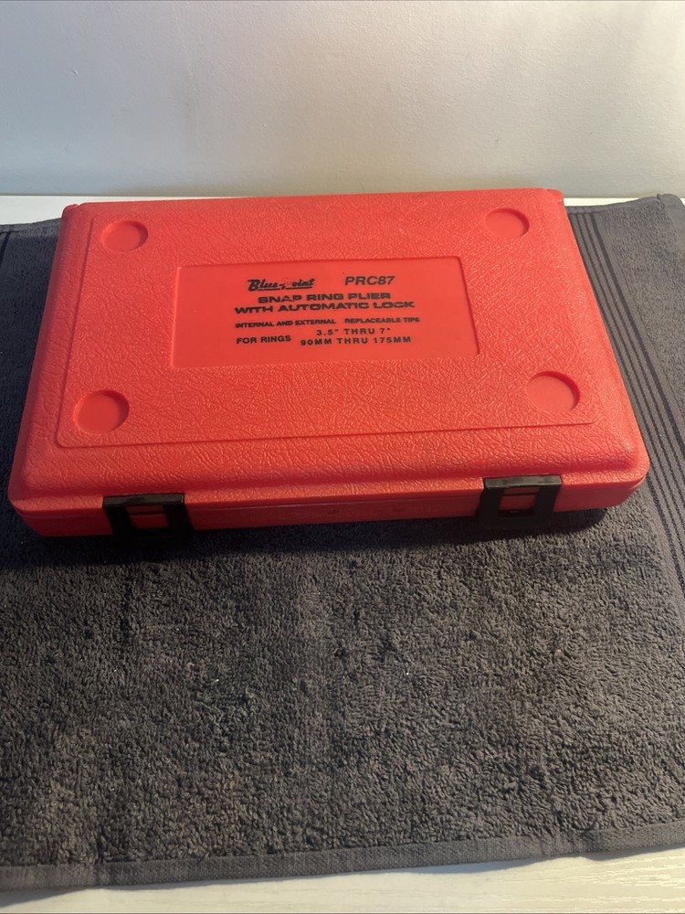 Blue Point PRC87 Retaining Ring Tool W/ Auto Lock Internal External W/ Case
