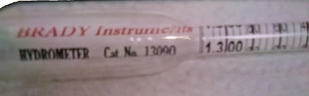 NEW OLD STOCKC 13090  HYDROMETER  Brady Instruments