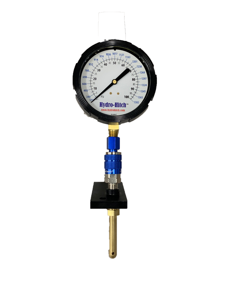 Made in USA - Aluminum 2-1/2" Flow Testing, Tablet De-Chlor & Pitot Assembly
