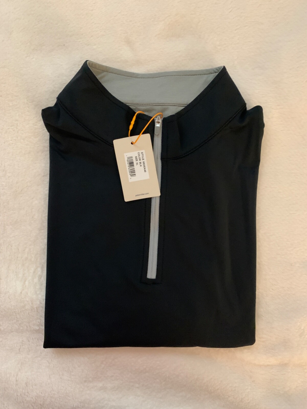 Peter Millar Perth performance quarter zip Choose Black or Blue & Size