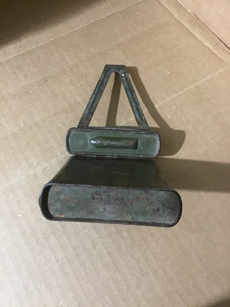 Vintage M5 Ointment Tin US Military Personal Gear WWII Hinged Lid & Guide Book