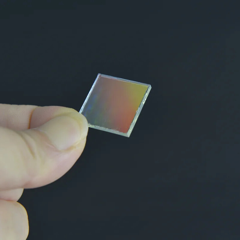 20x20mm Glass Holographic Diffraction Grating Laser Beam Spliter Interference