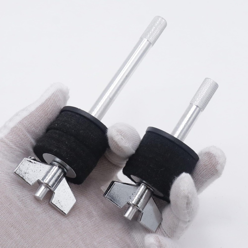 Cymbal Stacker Set 4" & 5.7" 8mm Thread Wing Nut Percussion Accessories