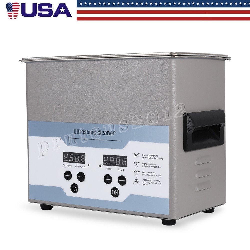 3.2L Ultrasonic Cleaner with Timer Heating Machine Digital Sonic Cleaner US