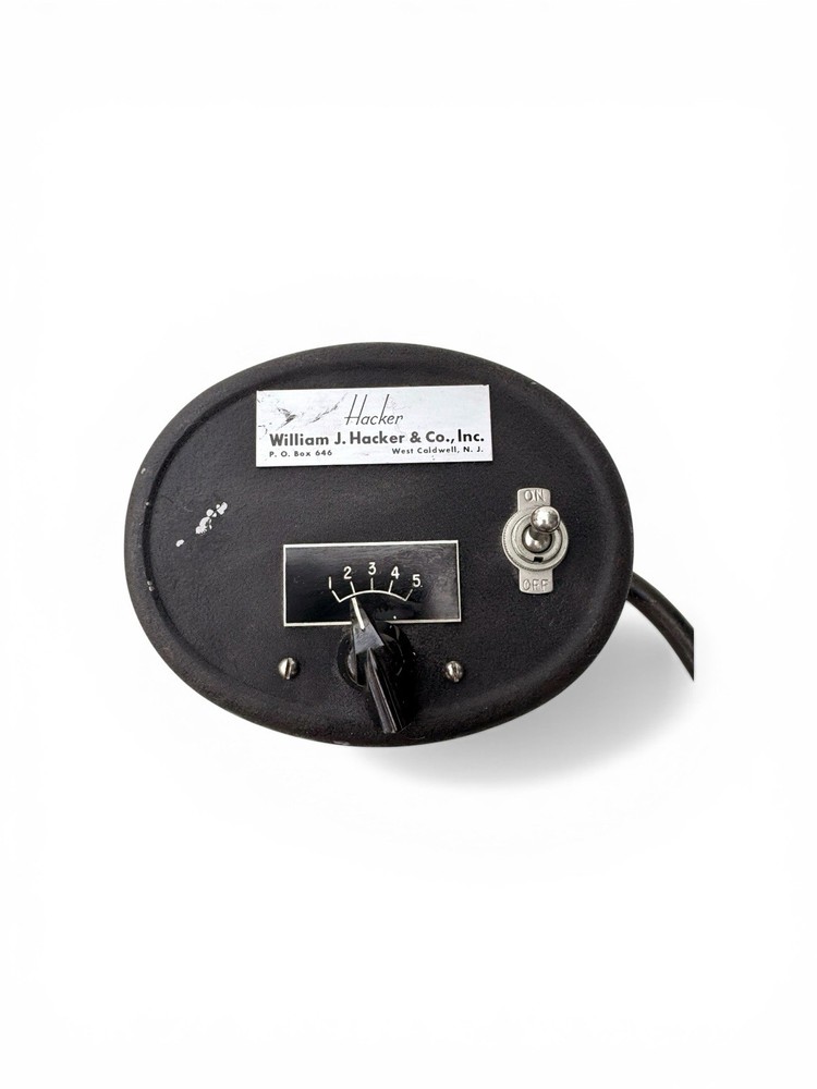 Vintage William J Hacker Control Unit Variable Speed Power Controller Retro