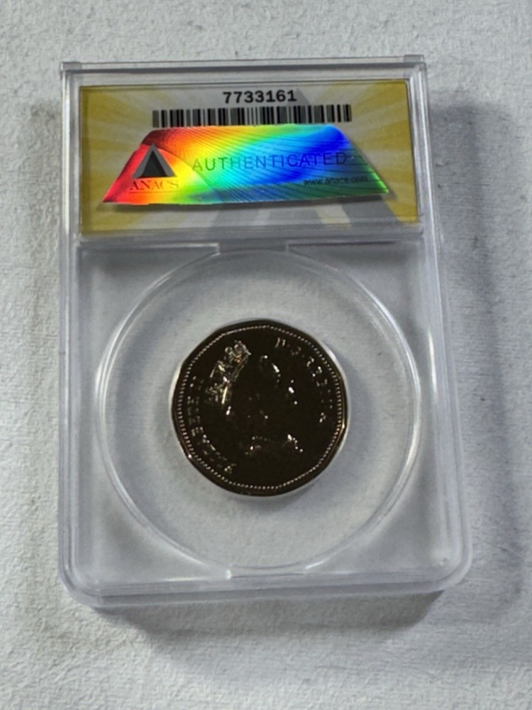 1992 Canada $1 Loonie Specimen Graded SP 68 by ANACS
