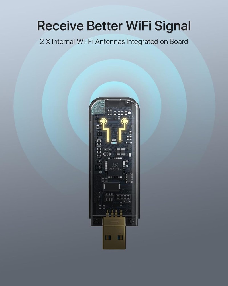 Versatile AC1200 Linux WiFi Adapter - Optimal Wireless Speed for All Devices