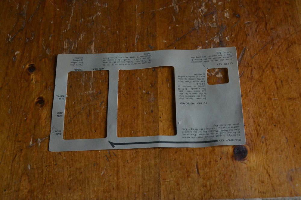 Vintage Tokyo Hallmark Model AM-893 Adding Machine Calculator