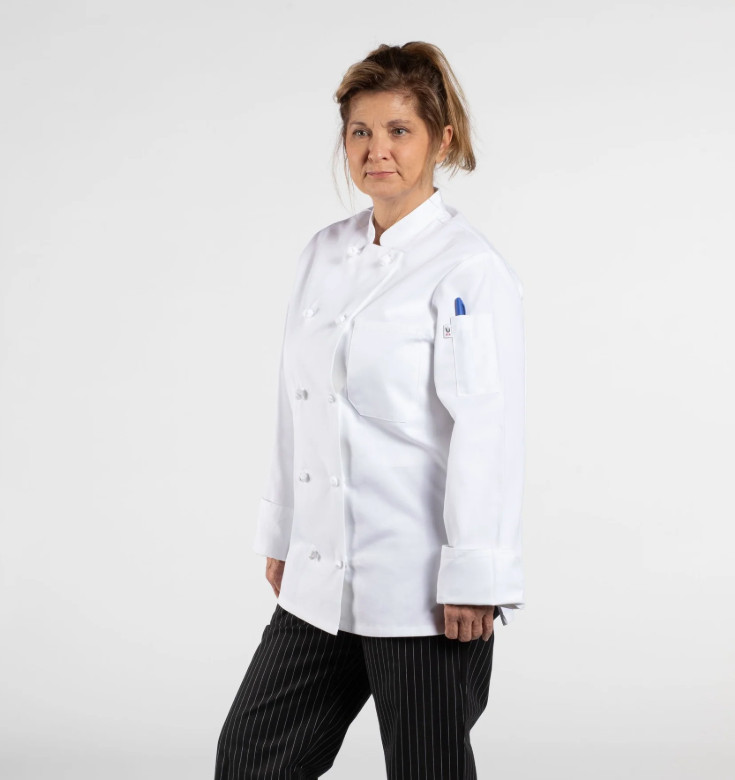 Uncommon Threads 0490 Sedona Chef Coat White