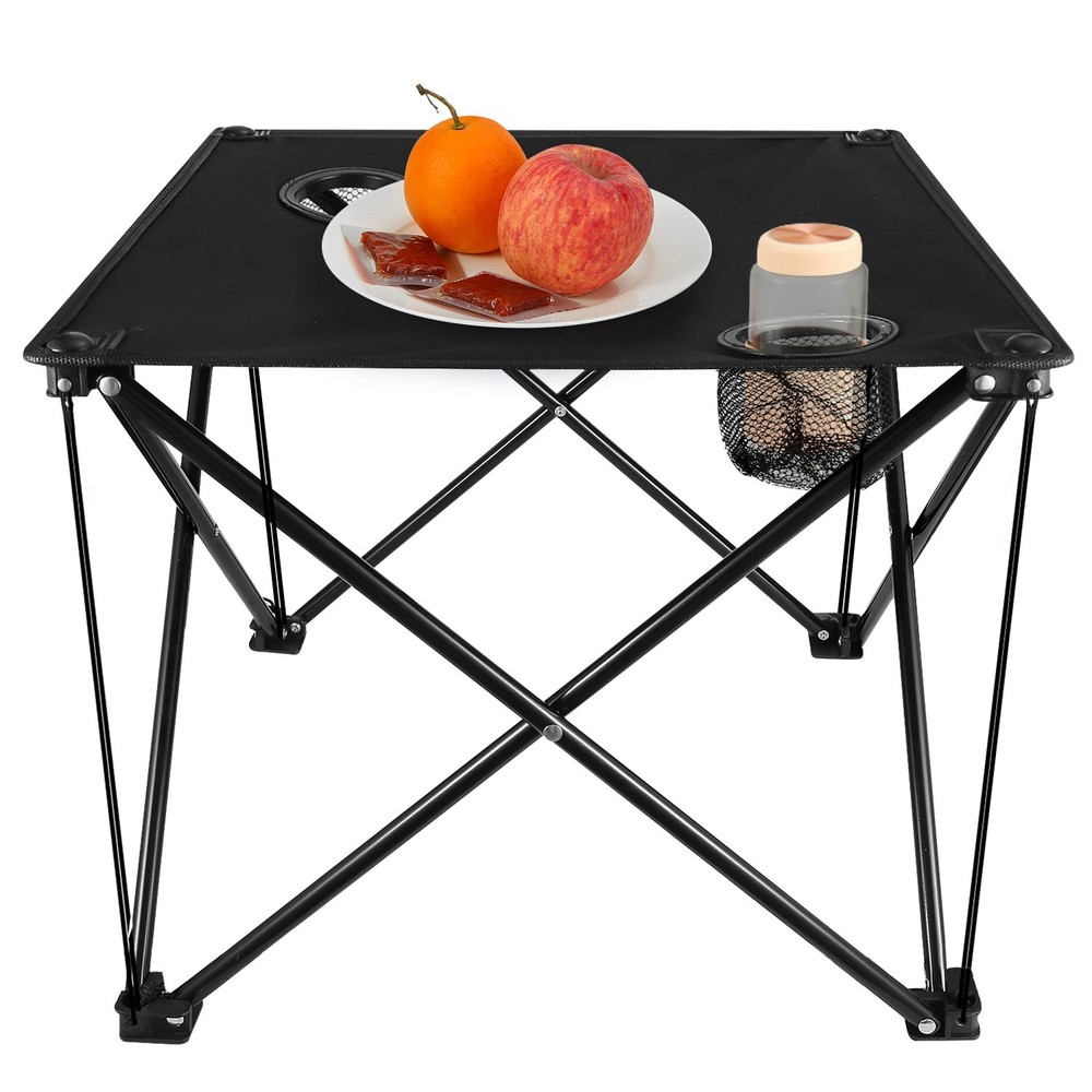 Foldable Compact Outdoor Side Table – No-Tool Setup, 600D Waterproof, 44 lbs