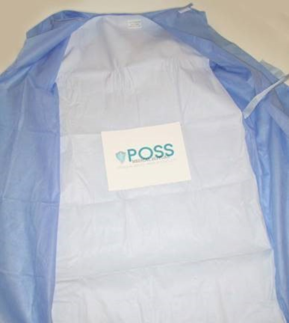 28 Units - Sterile Blue Surgical Gown Size XL AAMI Level 4 w/ Hand Towel 10/2025