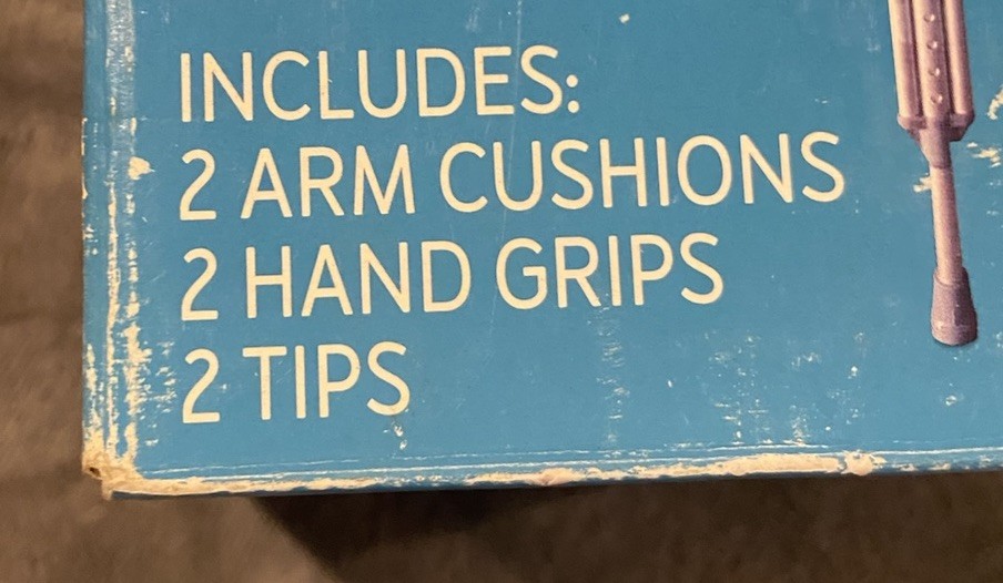 Walgreens Crutch Accessory Kit