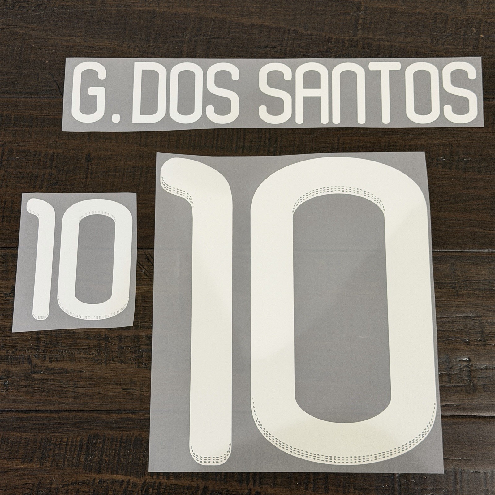 2010-11 Gio DOS SANTOS Mexico Home Nameset Name Number Dorsal El Tri