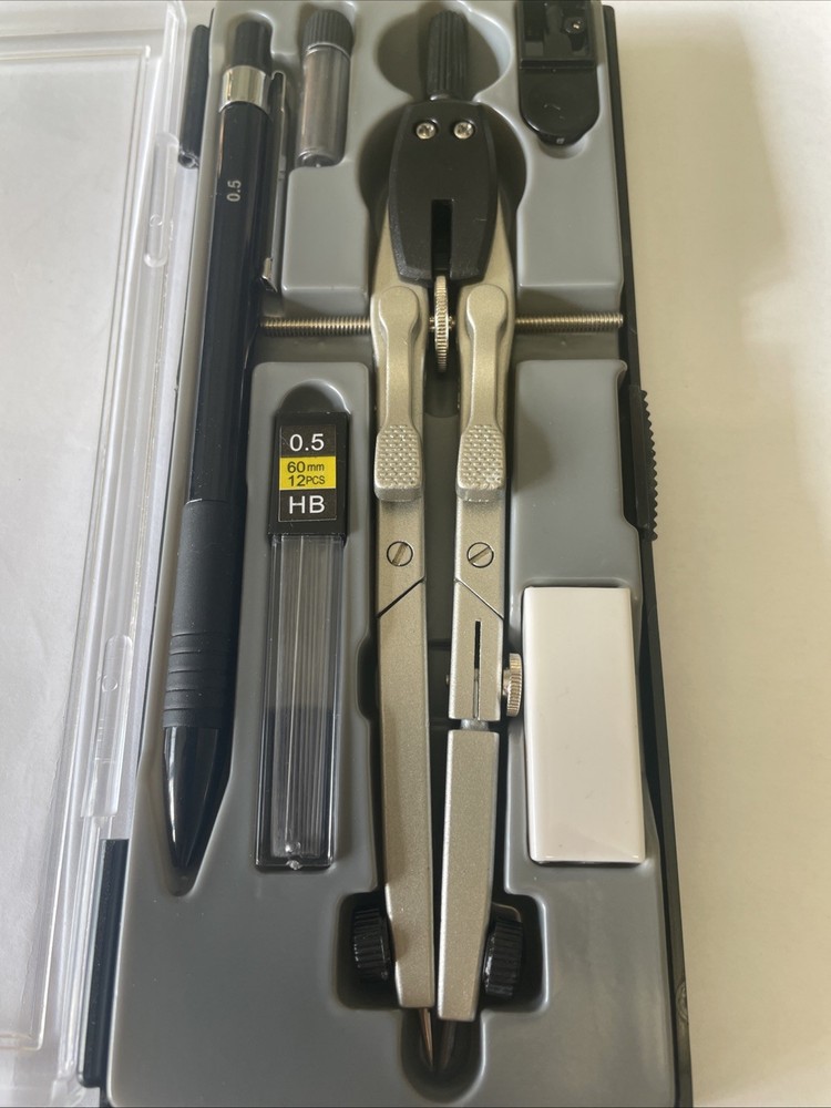 Compass Technical Drawing Set Excellent Condition