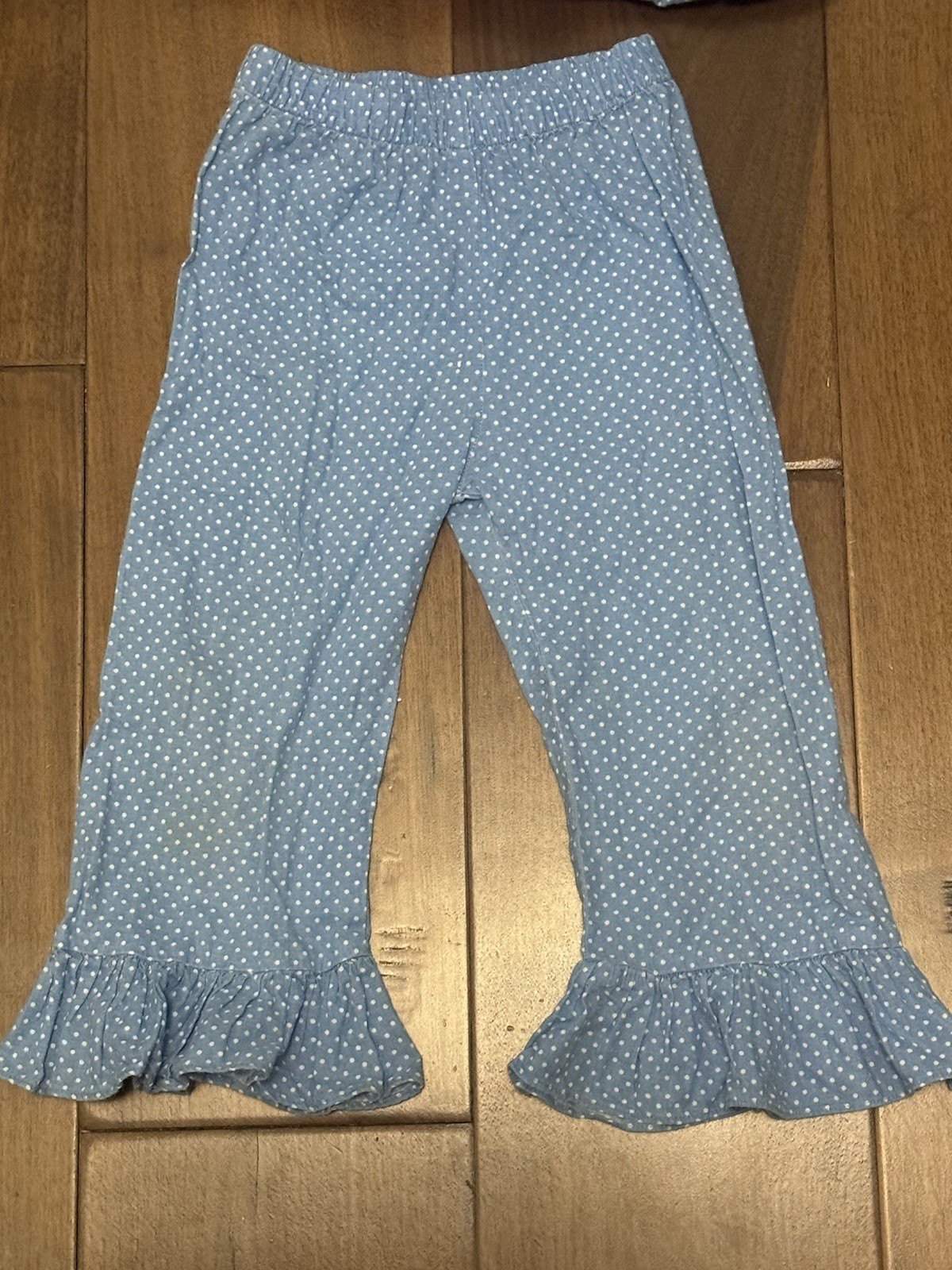 Smocked Sweets Size 3 Two Piece Blue Fall Outfit Smocked Pumpkins Girls