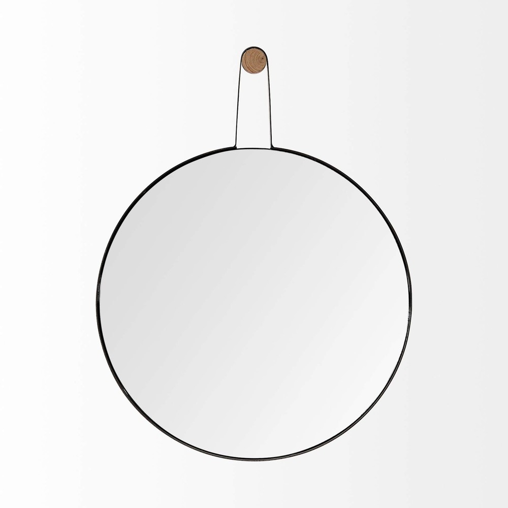 26 Black Wood Mirror