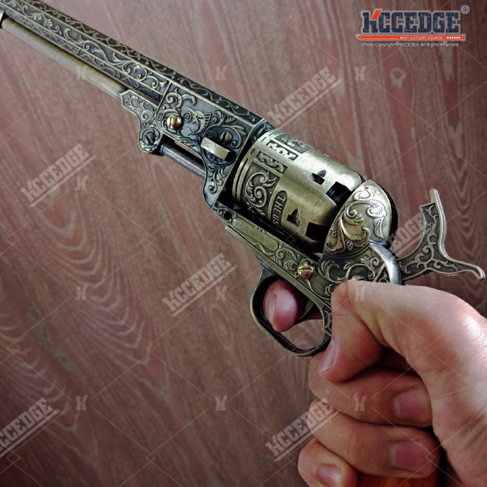 SuperNatural Western Cowboy Black Powder Outlaw Revolver Pistol Metal Replica