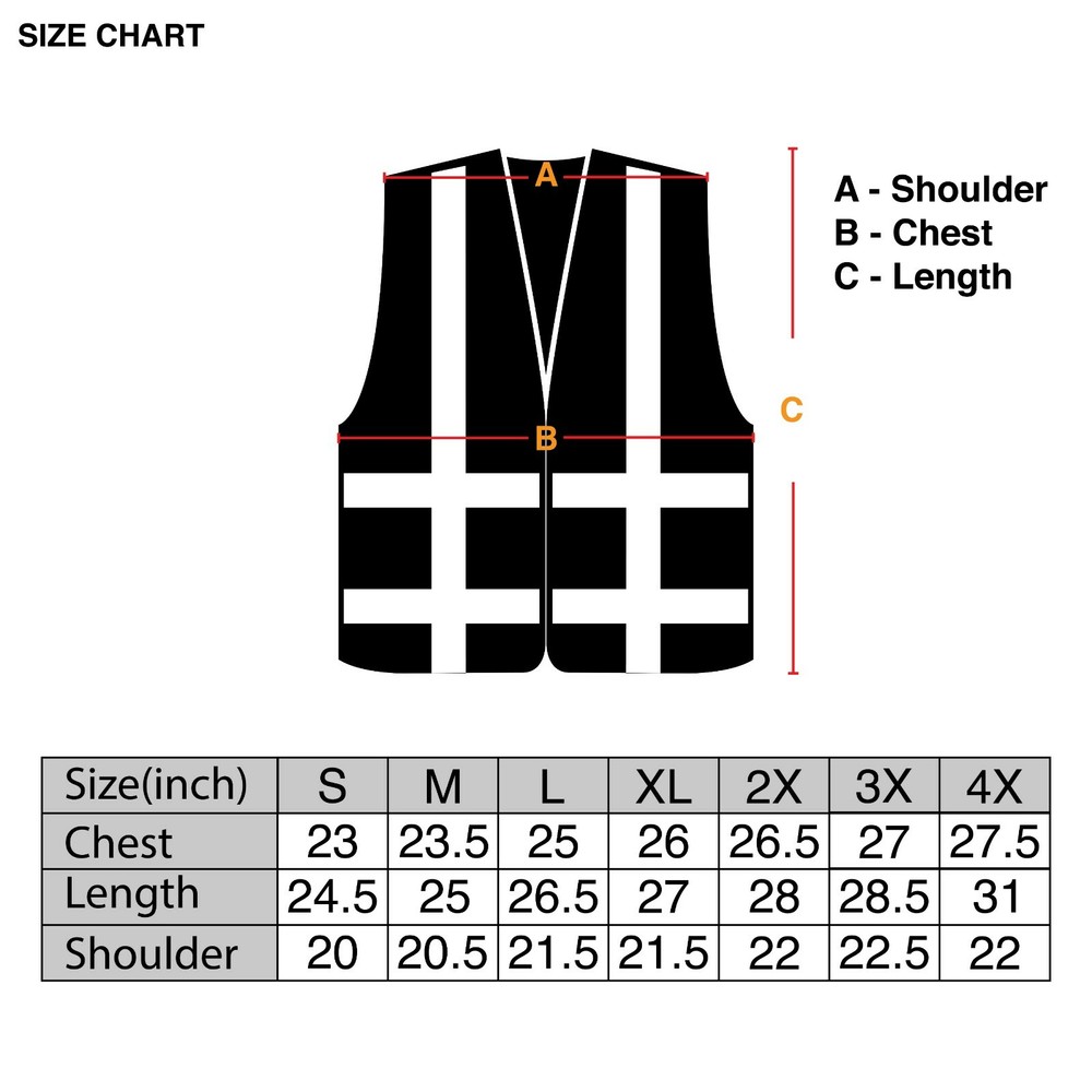 3XL -Surveyor Solid Lime Two Tones Safety Vest , ANSI/ ISEA 107-2015